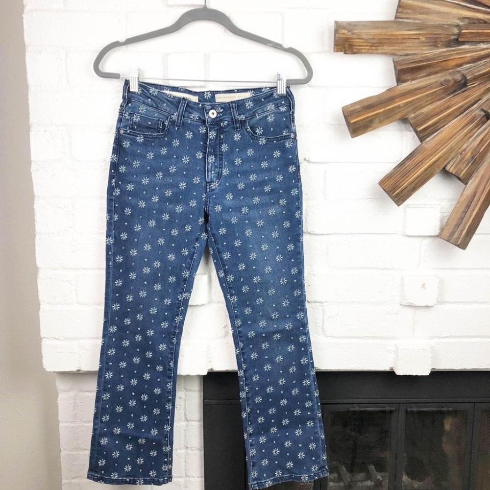 Anthropologie Pilcro Embroidered Jeans